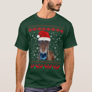 Horse Ugly Weihnachts-Sweater Lover T-Shirt