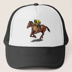 Horse und Jockey Truckerkappe
