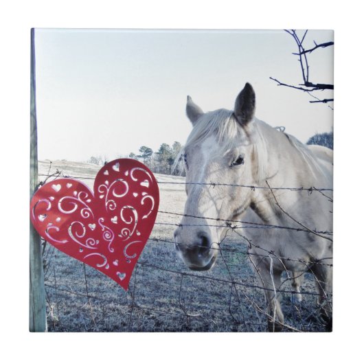 HORSE Valentinherz Fliese (Vorderseite)