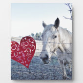 HORSE Valentinherz Fotoplatte (Vorderseite)