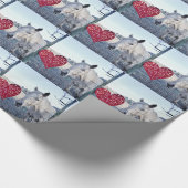 HORSE Valentinherz Geschenkpapier (Ecke)