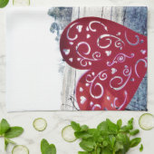 HORSE Valentinherz Geschirrtuch (Gefaltet)