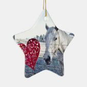 HORSE Valentinherz Keramikornament (Rechts)