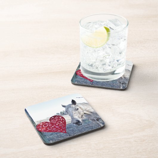 HORSE Valentinherz Untersetzer (Rechte Seite)