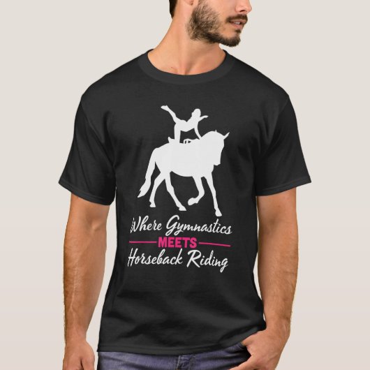 Horse Vaulting For Horse Vaulter Vaulting Girls An T-Shirt (Vorderseite)