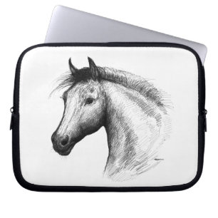 Horse: White Laptopschutzhülle