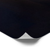 Horse White Poster (Ecke)