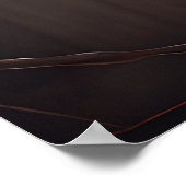 Horse White Poster (Ecke)