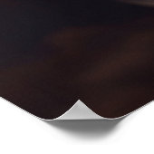 Horse White Poster (Ecke)