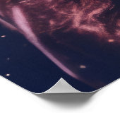 Horse Wild Animal Majestic Wilderness Surrealist Poster (Ecke)