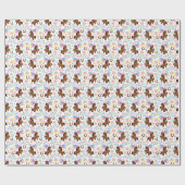 Horse Wrapping Paper Geschenkpapier (Flach)