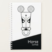 Horse Zodiac Signature Planner Planer (Vorderseite)