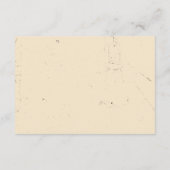 Horseback Canyon Couple Wedding Begleitkarte (Rückseite)