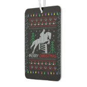 Horseback Riding Jumping Frohe Weihnachten Autolufterfrischer (Links)
