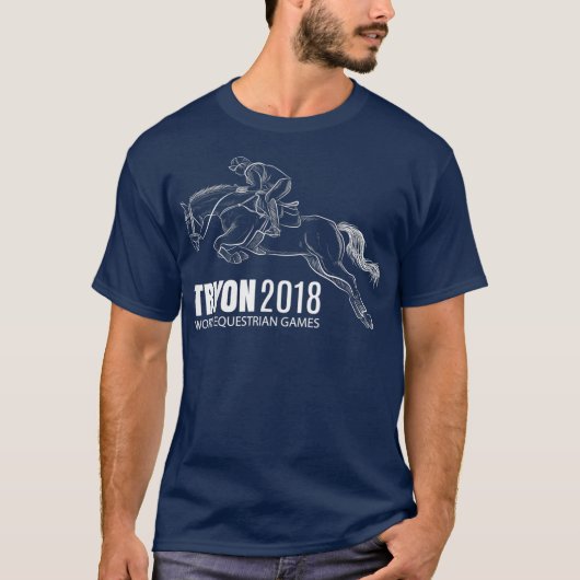 Horseback Tryon International World Reitsport T-Shirt (Vorderseite)