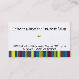 Horseblanket Colorbook Visitenkarte