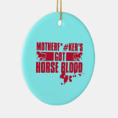 Horseblood Keramik Ornament (Rechts)