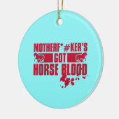 Horseblood Keramik Ornament (Links)