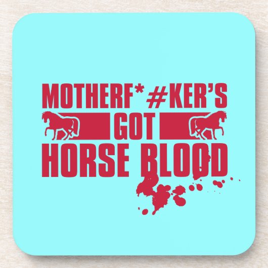 Horseblood Untersetzer (Vorderseite)