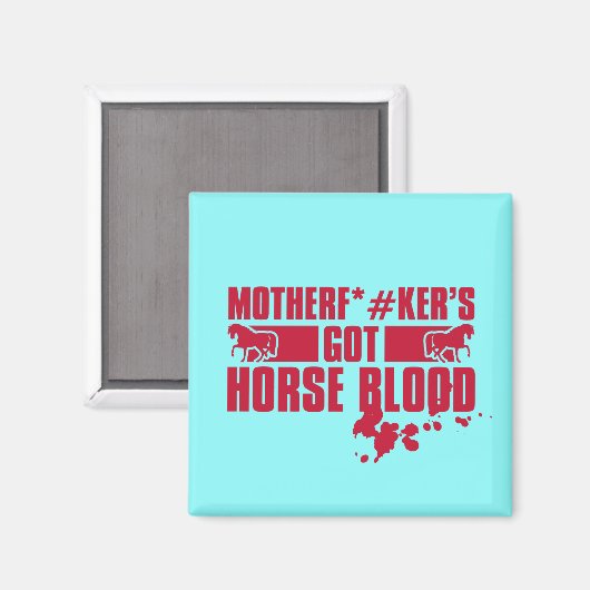 Horseblut Magnet (Vorderseite/Rückseite)