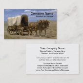 Horsedrawn Lastwagen-Visitenkarte Visitenkarte (Vorne/Hinten)