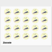 Horsefly Runder Aufkleber (Blatt)
