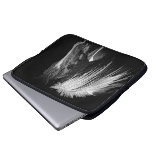 Horsehad Laptop Sleeve (Vorne Knopf)