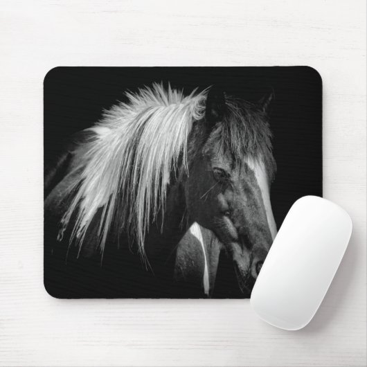 Horsehead Mouse Pad Mousepad (Mit Mouse)