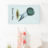 Horseman Pouter Pigeon Blue Banner (Insitu)