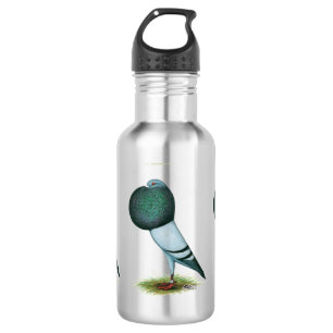 Horseman Pouter Pigeon Blue Edelstahlflasche