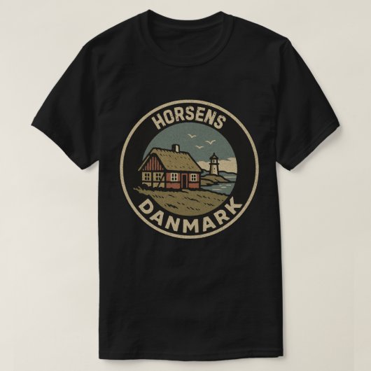Horsens, Dänemark T-Shirt (Design vorne)