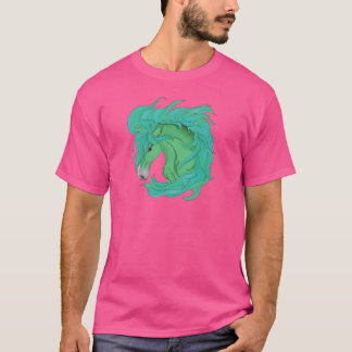 Horseotem Animal Variant Sea Green Freunde T-Shirt