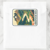 Horsepasta River North Carolina Colors Rechteckiger Aufkleber (Tasche)