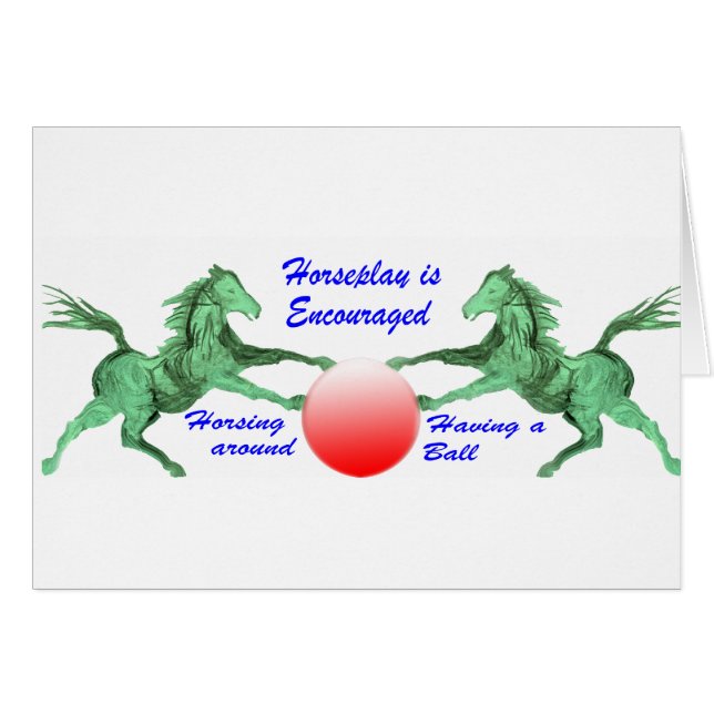Horseplay wird gefördert (Vorderseite (Horizontal))