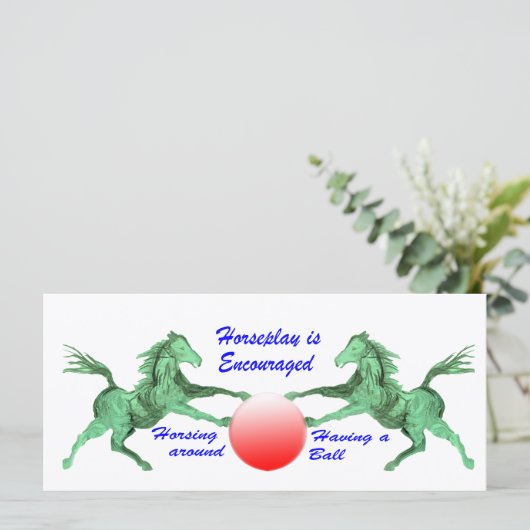 Horseplay wird gefördert (Stehend Vorderseite)