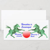 Horseplay wird gefördert (Vorne/Hinten)