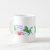 Horseplay wird gefördert kaffeetasse (Vorderseite Links)