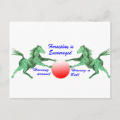 Horseplay wird gefördert postkarte (Vorderseite)