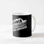 Horsepower ist meine Liebe - Spaß für Männer Kaffeetasse (VorderseiteRechts)