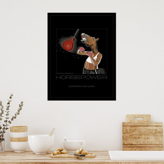 Horsepower Poster (Küche)