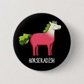 Horseradish Funny Horse Pub Dark BG Button (Vorderseite)