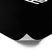 Horseradish Funny Horse Pub Dark BG Poster (Ecke)