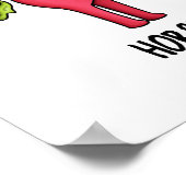 Horseradish Funny Horse Pub Poster (Ecke)