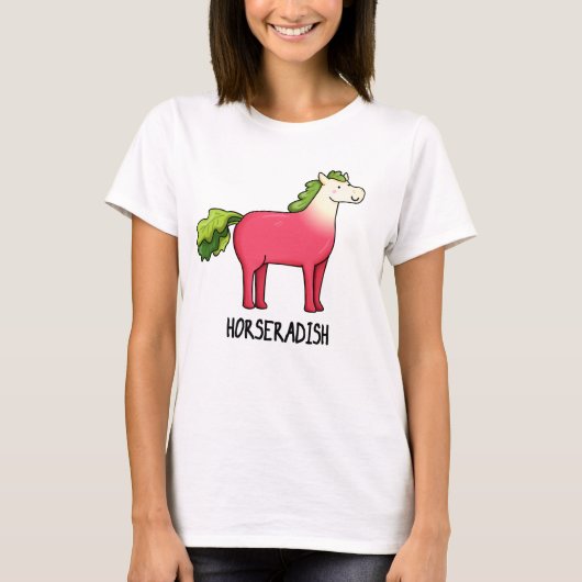 Horseradish Funny Horse Pub T-Shirt (Vorderseite)