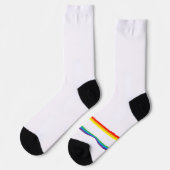 Horses Are In My DNA Rainbow Crew Socks Socken (Linkes Detail)