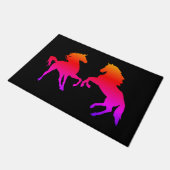 Horses Couple Doormat Fußmatte (Schrägansicht)