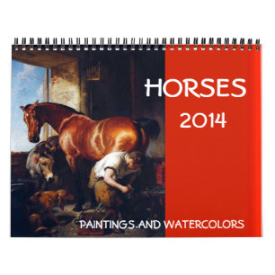 HORSES FINE ART COLLECTION 2017 Gemälde Zeichnunge Kalender