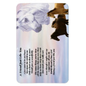 Horses Friend Gedicht Magnet (Vertikal)