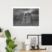 Horses into the corral poster (Heimbüro)