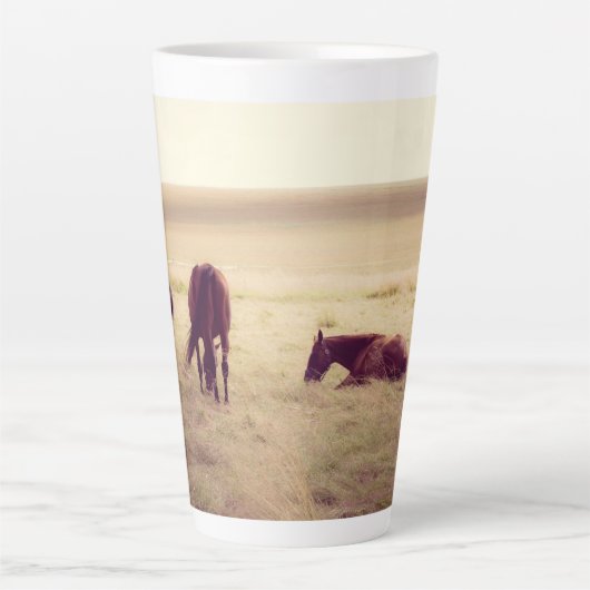 Horses on pasture milchtasse (Vorderseite)